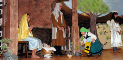 Belén viviente en El Islote