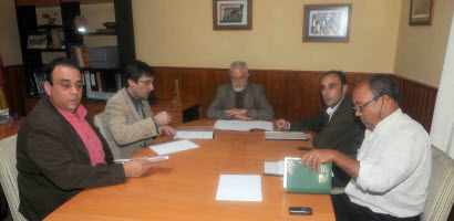 MARCIAL MARTÍN RECIBIÓ HOY AL PRESIDENTE DEL CABILDO PEDRO SAN GINÉS