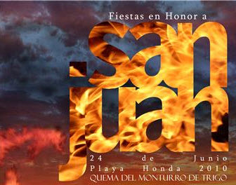 PASACALLES, HOGUERA, CALDERA DE LOS DESEOS Y VERBENA DE SAN JUAN LA NOCHE DEL 23 DE JUNIO