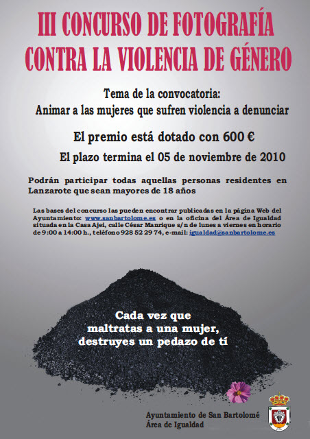 CONCURSO DE FOTOGRAFÍA CONTRA LA VIOLENCIA DE GÉNERO