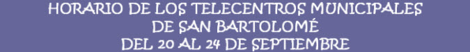 NUEVO HORARIO TELECENTROS