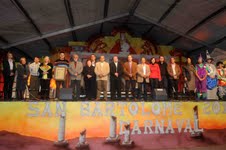 LA MÚSICA, EL COLORIDO Y RITMO DE LOS TAMBORES PROTAGONISTAS DEL COMIENZO DEL CARNAVAL EN SAN BARTOLOMÉ