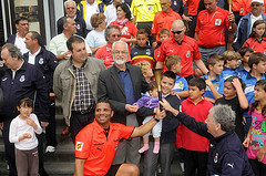 LA ANTORCHA DE LA CONCORDIA PASÓ POR SAN BARTOLOMÉ